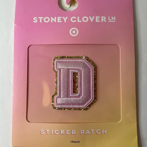 NWT Stoney Clover Lane X Target Sticker Patch Letter “D” - Picture 1 of 4